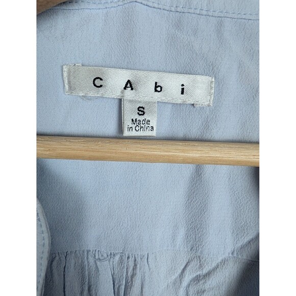 Cabi Dress Womens Small Light Blue Sleeveless V Neck Midi - Picture 3 of 9